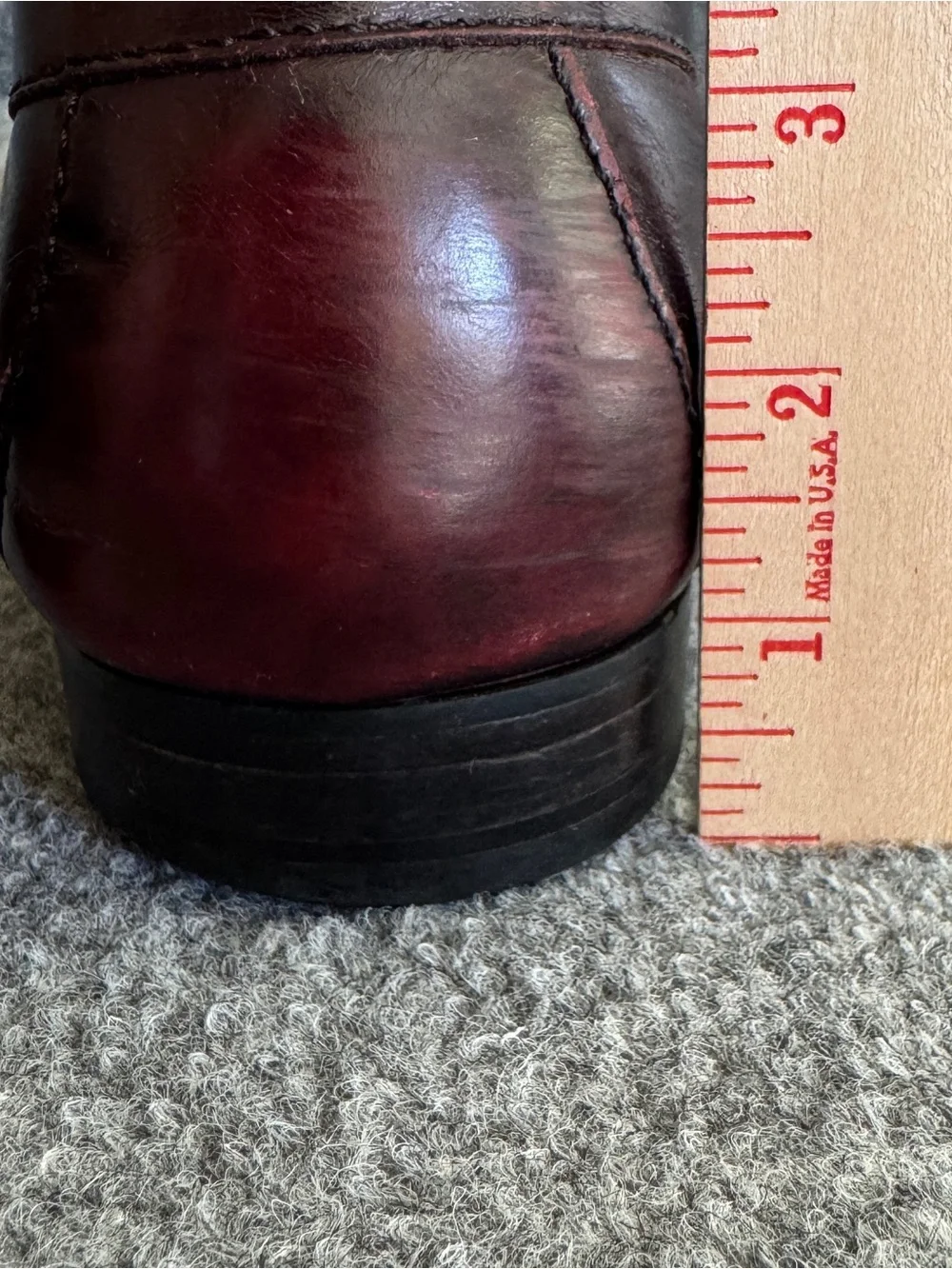 Cole Haan Pinch Tassel Loafers 14D Burgundy Oxblood Leather Moc Toe Slip On